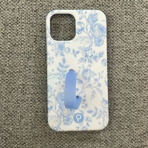 Loopy phone case iPhone 12 blue floral